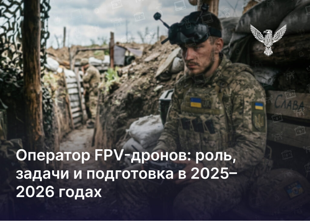 Оператор FPV-дронов: роль, задачи и подготовка в 2025–2026 годах