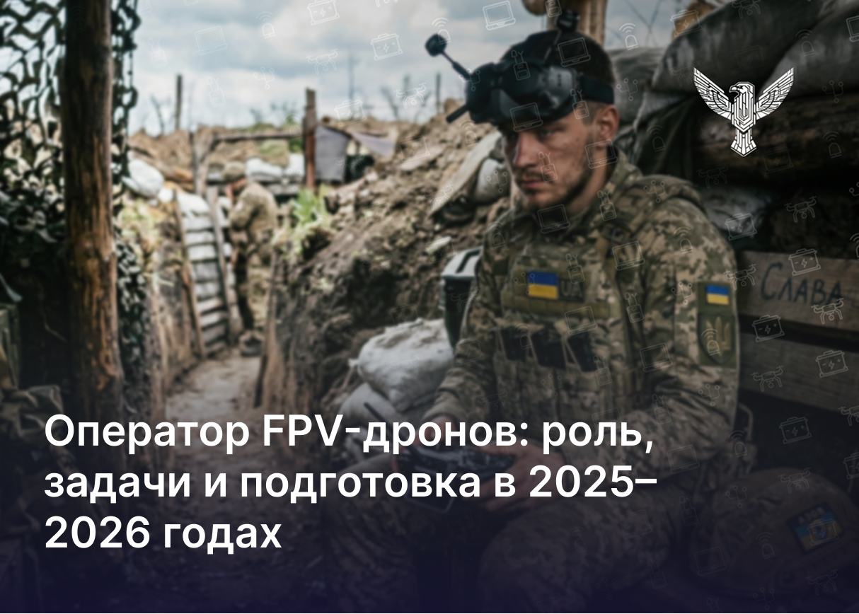 Оператор FPV-дронов: роль, задачи и подготовка в 2025–2026 годах