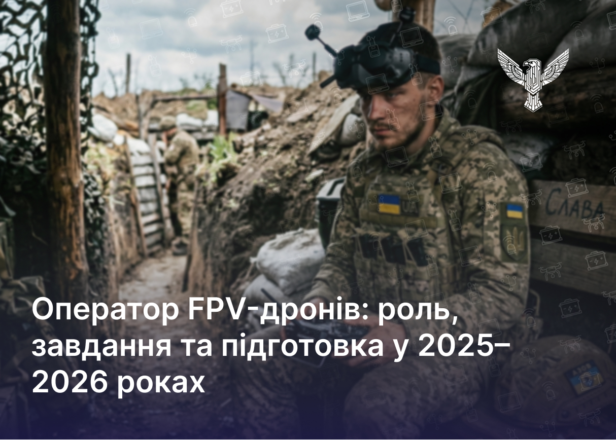 Оператор FPV-дронів: роль, завдання та підготовка у 2025–2026 роках