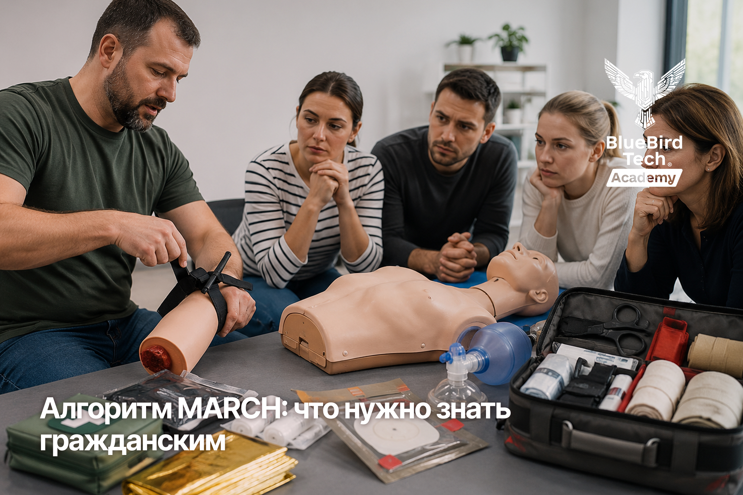 Алгоритм MARCH: базовый принцип спасения жизни при травмах