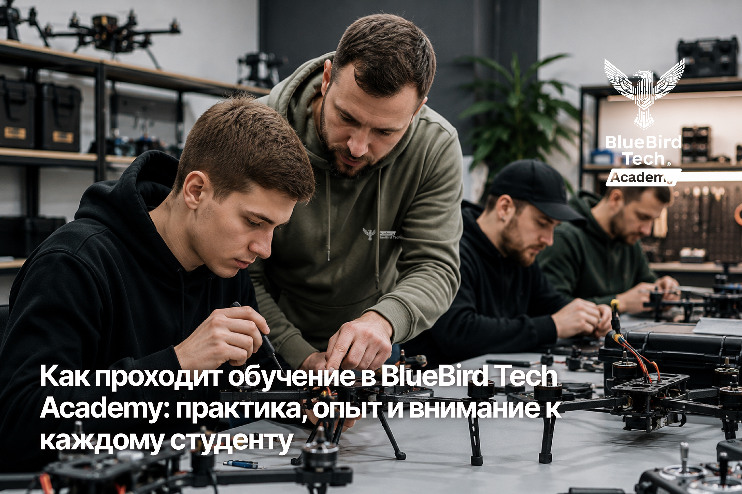 Как проходит обучение в BlueBird Tech Academy: практика, опыт и внимание к каждому студенту