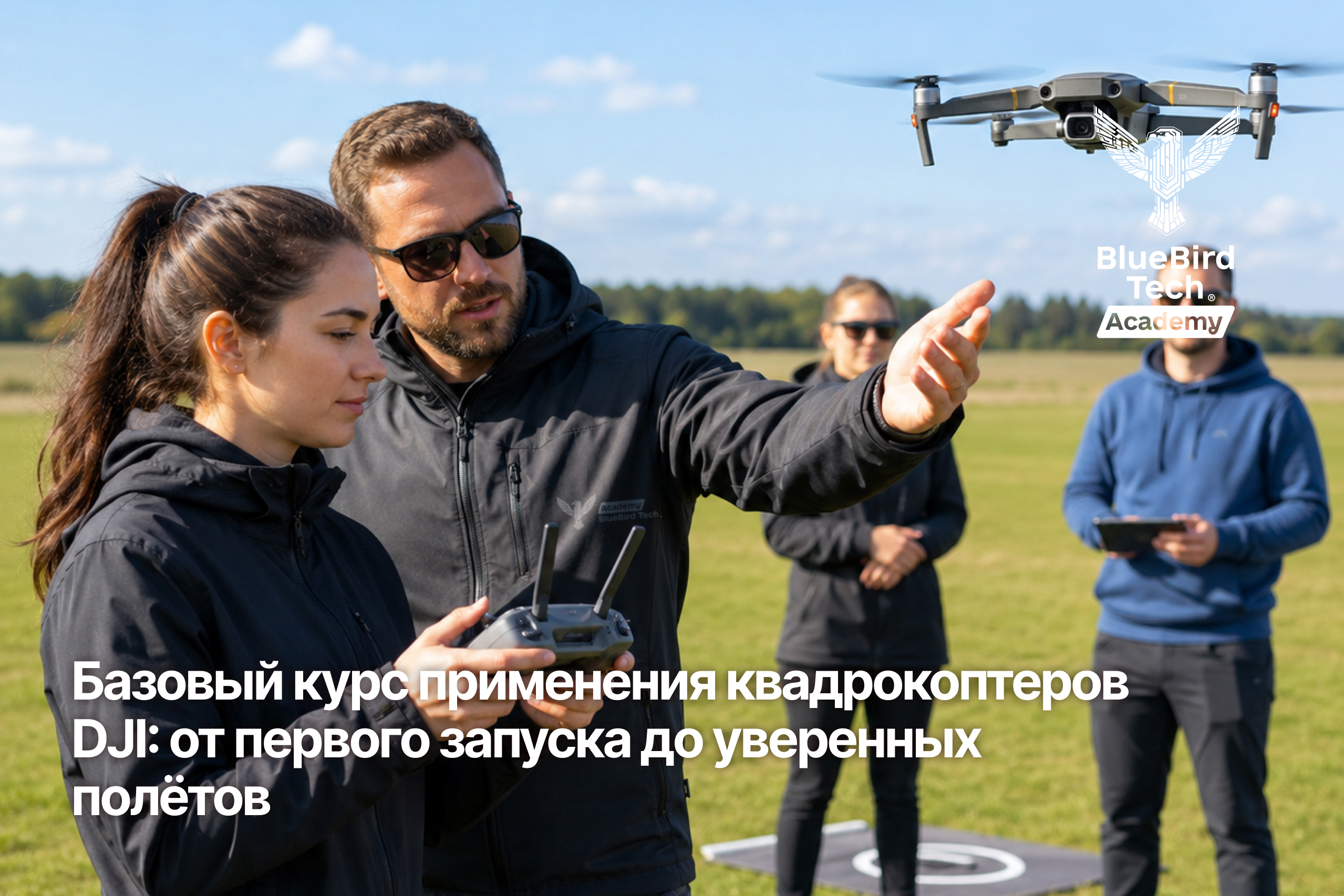 Базовый курс применения квадрокоптеров DJI: от первого запуска до уверенных полётов