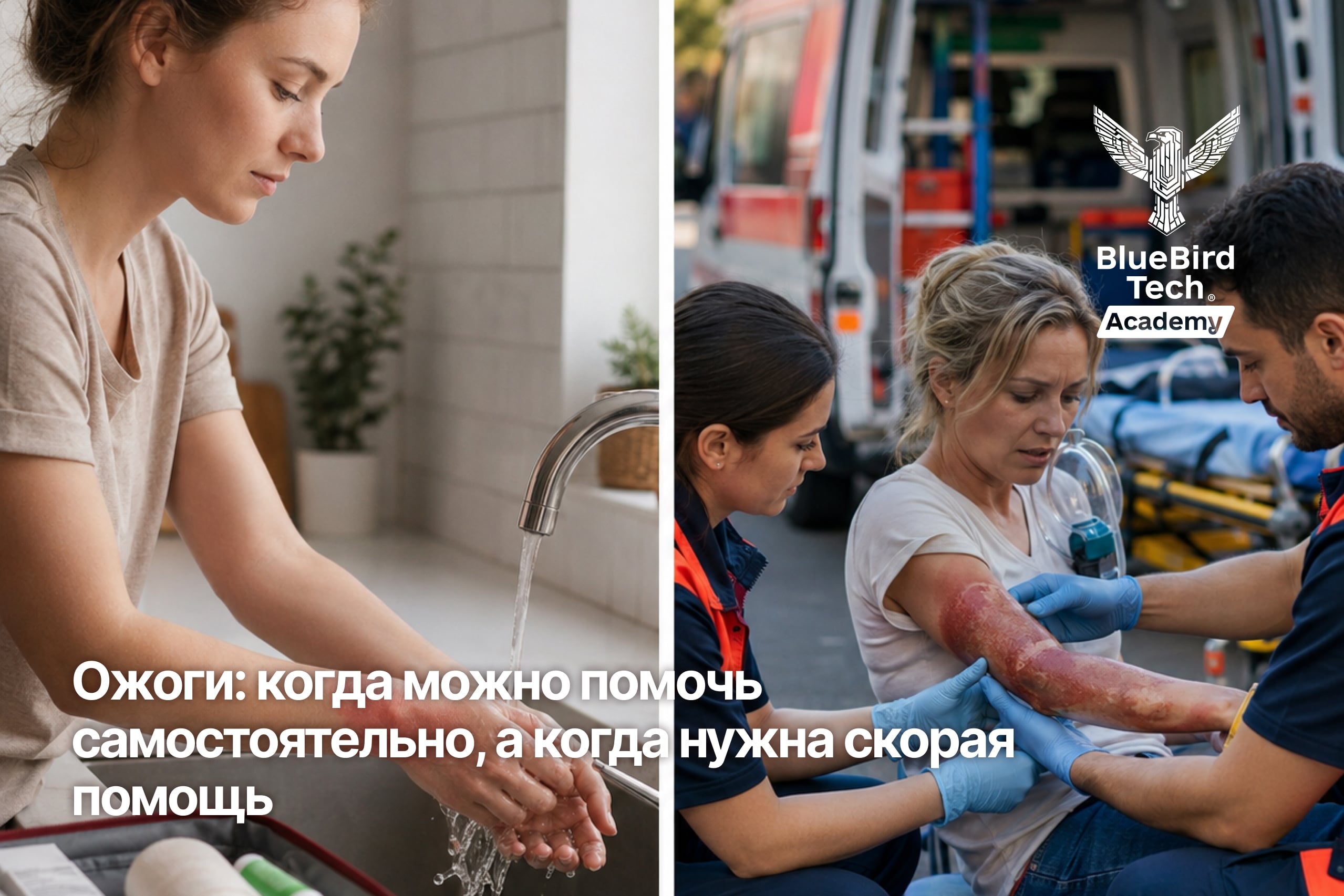 Ожоги: когда можно помочь самостоятельно, а когда нужна скорая помощь