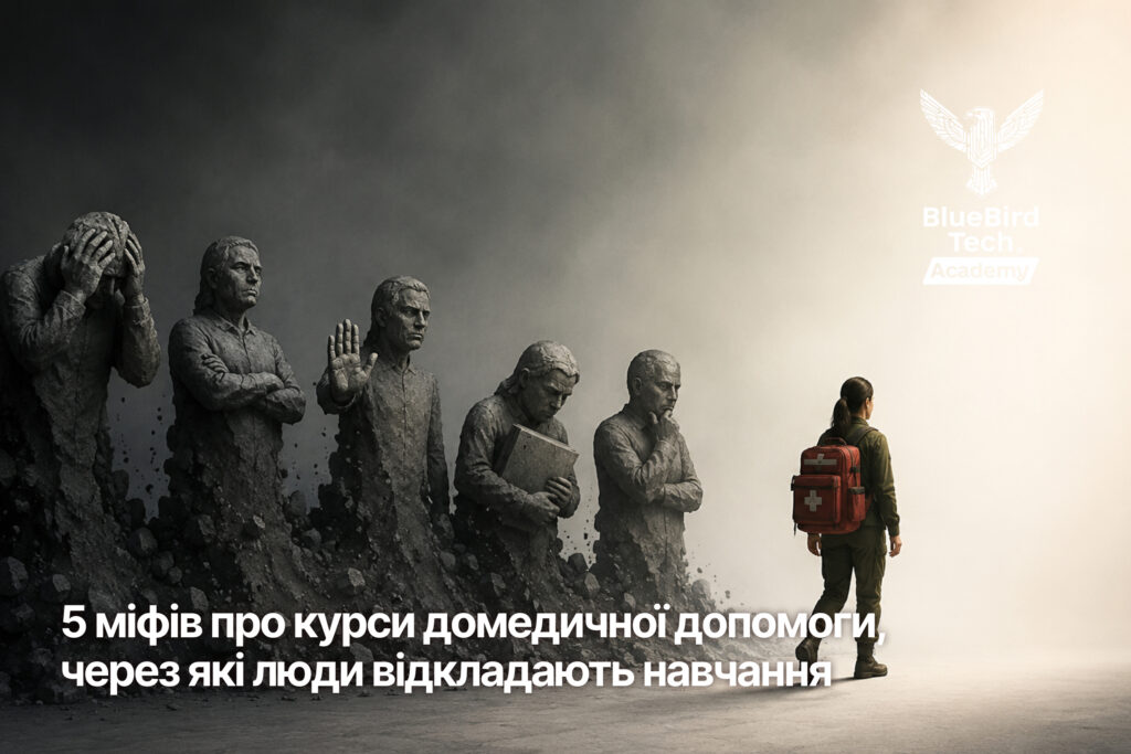 5 міфів про курси домедичної допомоги, через які люди відкладають навчання