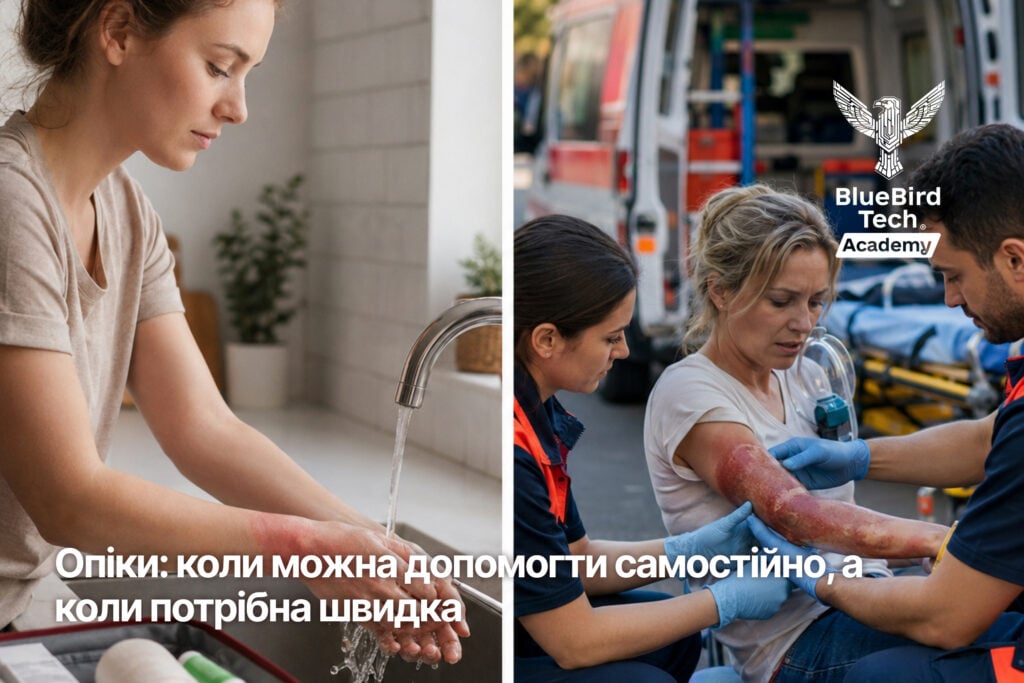 Опіки: коли можна допомогти самостійно, а коли потрібна швидка