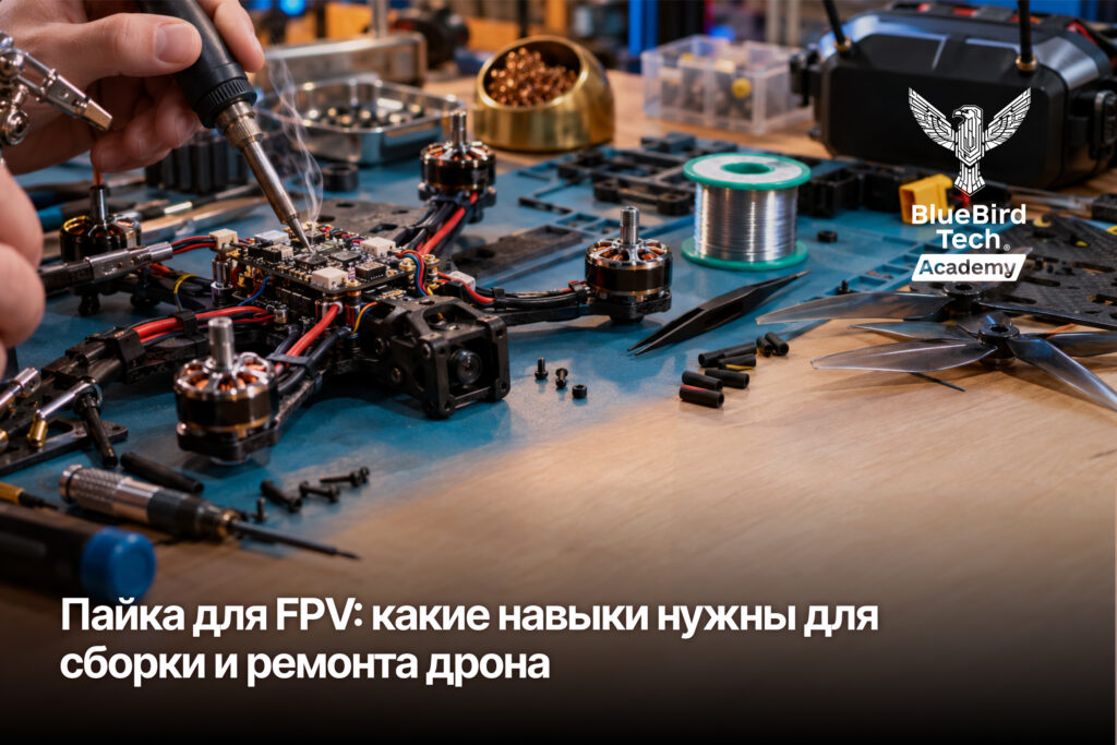 Пайка для FPV: какие навыки нужны для сборки и ремонта дрона