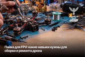 Пайка для FPV: какие навыки нужны для сборки и ремонта дрона